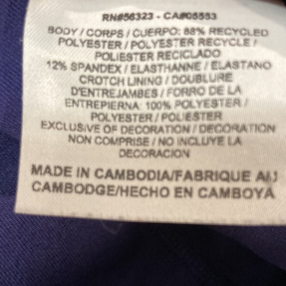 NIKE  DRI-FIT Training Shorts-Purple Medium - Picture 9 of 11